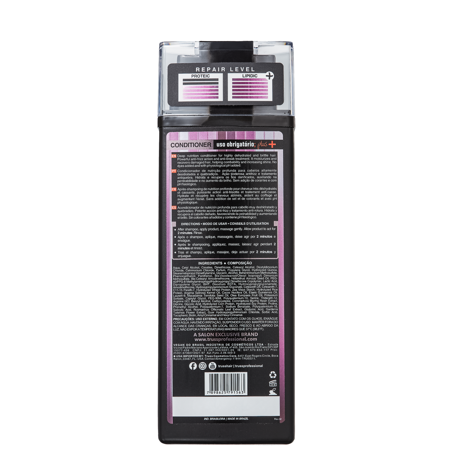 Condicionador Truss Deluxe Prime Plus+ – Hidratação Profunda e Regeneração
