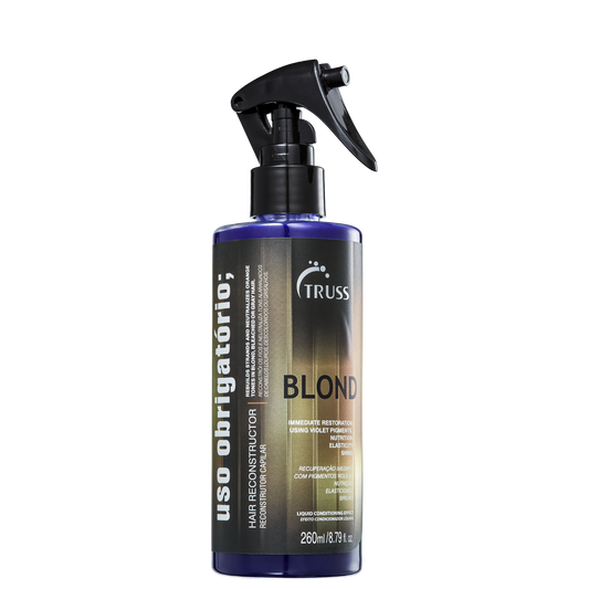 Uso Obrigatório Truss Blond – Reconstrução e Proteção para Cabelos Loiros