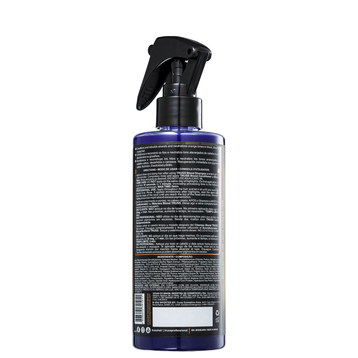 Uso Obrigatório Truss Blond – Reconstrução e Proteção para Cabelos Loiros