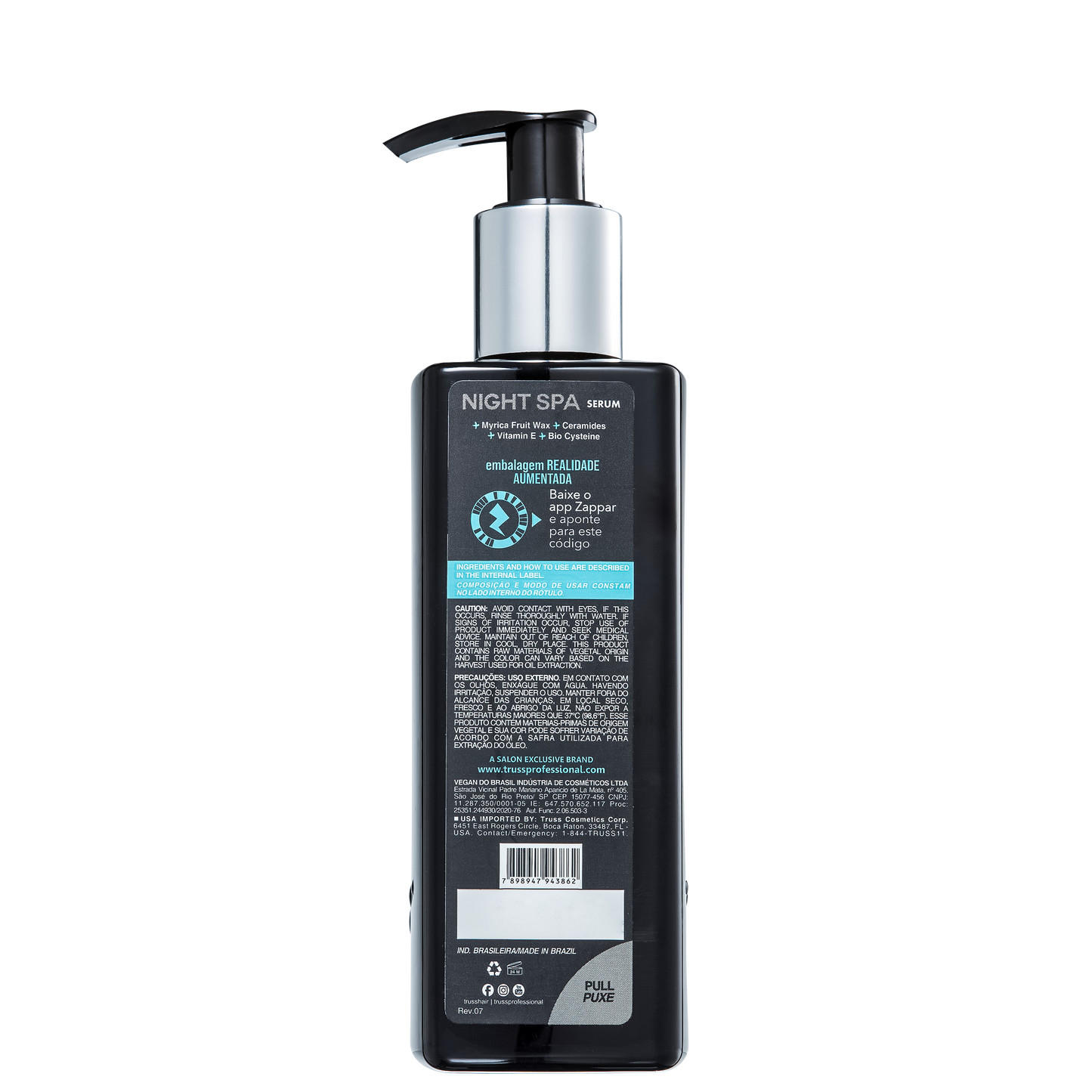 Night Spa Serum Truss – Hidratação e Regeneração Durante a Noite