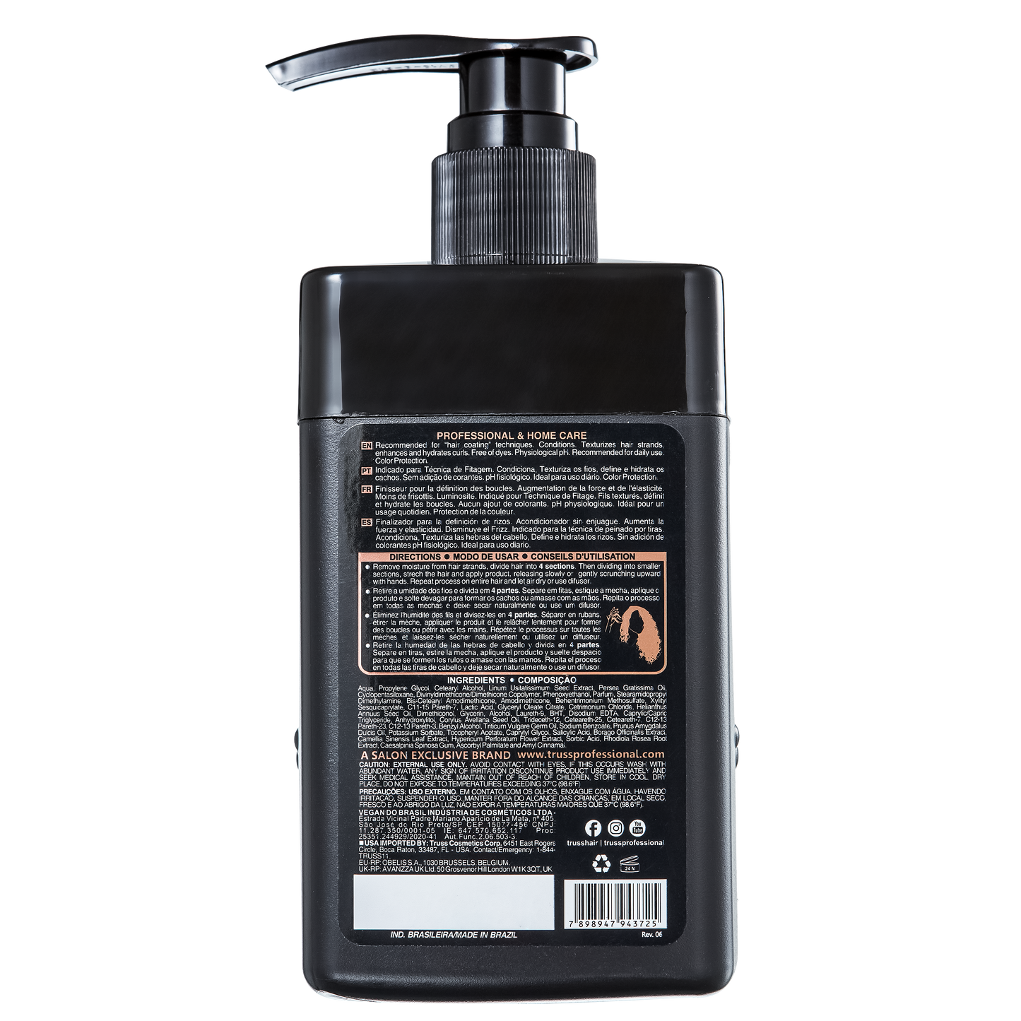 Leave-In Truss Curly – Definição e Hidratação para Caracóis Perfeitos