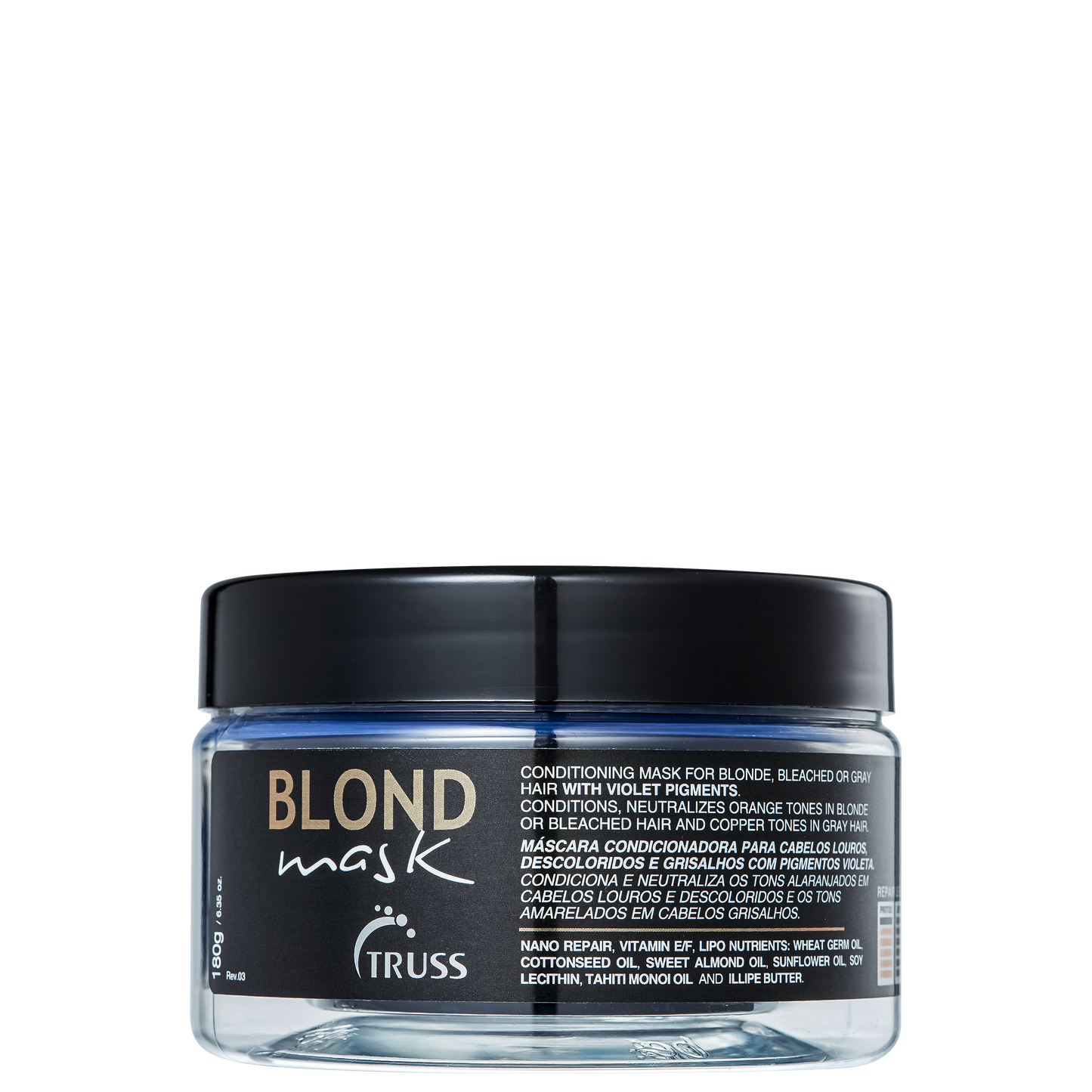 Máscara Truss Blond – Tratamento Intensivo para Loiros Luminosos